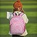 CLUCI Kids Backpack for Girls Toddler Backpack for Preschool Kindergarten Child Cute Daycare School Bookbag Travel Pink Rainbow