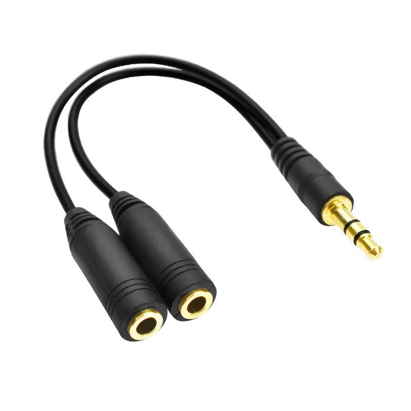 Amazon | 3.5mm イヤホン分岐ケーブル イヤホンジャック 通話可能 3.5