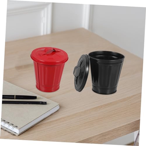 Set de 2 Canecas de Basura Pequeñas Rectangulares de Escritorio miniatura 4