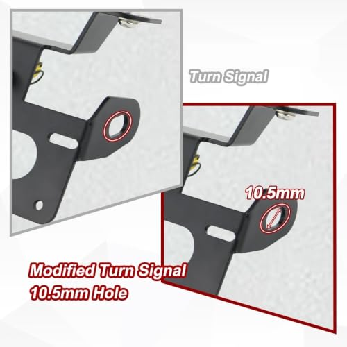 Support de plaque d'immatriculation pour CB650R et CBR650R 2019-2020 - 6