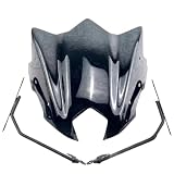 Windshield Deflectors for FZ 8 FZ8 Fz8 2010-2022 Sport Screen Motorcycle Windshield Windscreen Aluminum Kit Deflector Fairing Cove