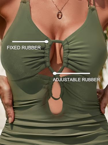 KI LAPHEE One Piece Cut Out Swimsuit Women Tummy Control - Slimming Bathing Suit Monokinis Swimwear4