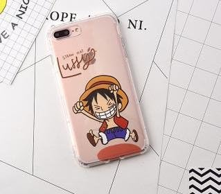 Amazon Co Jp Iphone Iphoneケース Iphone７ Iphone8 ワンピース ルフィ かわいい ケース クリアケース 家電 カメラ