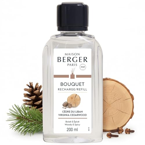 Maison Berger – Recharge Bouquet Parfumé Cèdre du Liban – Parfum d’intérieur pour la...