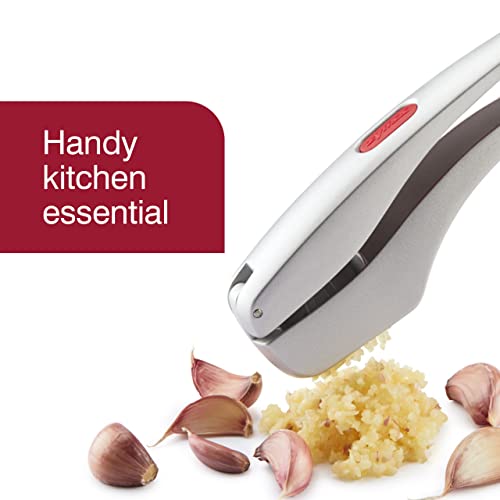 Zyliss Susi 3 Garlic Press - Garlic And Ginger Mincer - Built-In Cleaner - Garlic Crusher, Mincer And Peeler - Dishwasher Safe - Cast Aluminum #TOP1