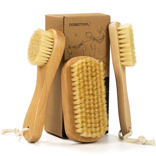 DEBETOOL 3-Piece Laundry Brush for Stains on Clothes