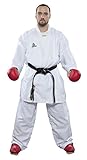 Hayashi Kumite Offizielles Wkf Kimono Karateanzug, Uni, 025, weiß, 140 cm