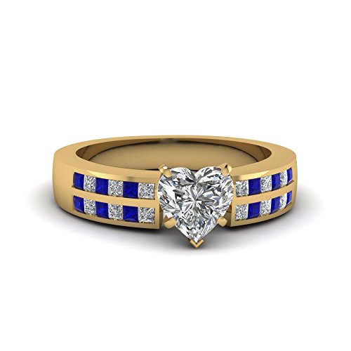 Bague en Diamant et pierre précieuse : l'éclat du plaqué or jaune double rangée channel