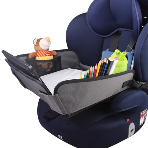 WedFeir Kids Travel Tray for Car, Car Seat Tray,...