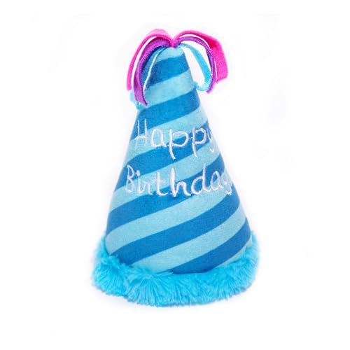 Juguete para perros Sombrero de cumpleaños con chirriador