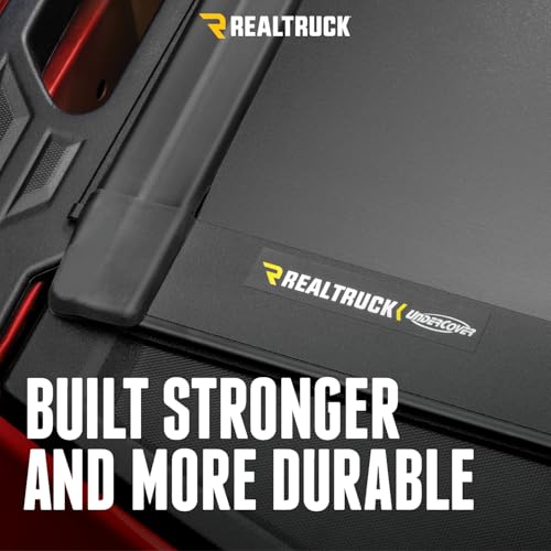 Image of RealTruck Undercover Ultra Flex Hard Folding Truck Bed Tonneau Cover | UX12002 | Fits 2015-2022 Chevy /GMC Colorado /Canyon 5' 3 inch Bed (62.7 inch)