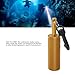 SPYMINNPOO Aluminum Alloy Underwater Shaker Diving Stick with Clip, Crisp Sound Noise Maker for Divers (Gold), kt5b0r17av-14