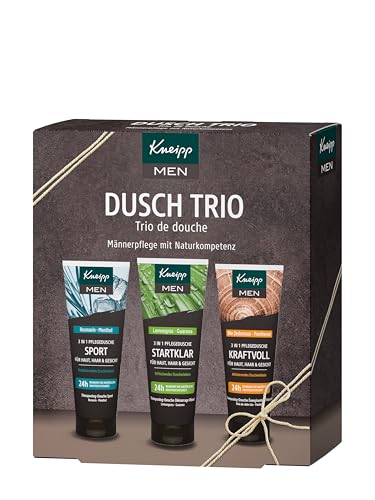 Kneipp Men Geschenkset Dusch Trio - ausgewählte 3 in 1 Duschen Bestseller: Sport, Startklar und...