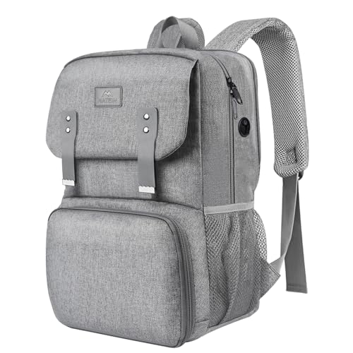 Product Image of the MATEIN Backpack Lunch Bag for Women, Insulated Cooler Lunchbox Backpack with Built In Lunch Box, Water Resistant Office Computer Work Bag College Daypack Fits 15.6 Inch Laptop, Teacher Nurse Use