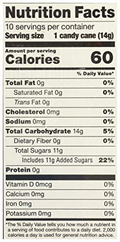 365 by Whole Foods Market, Organic Candy Canes 10 Count, 5 Ounce (Pack of 2)