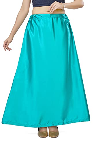 Image of Madhu Fashion Women's Satin Saree Petticoat Saree Underskirt