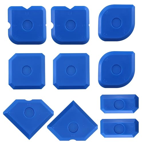 10-Piece Silicone Sealant Finishing Tool Set, Durable and Reusable Smoothing Kit for Caulking and Sealing Projects