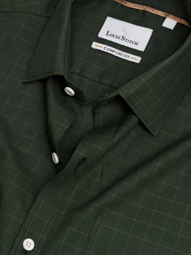 Image of LOUIS STITCH Men's Regular Fit Formal Shirts for Men (ST-S1-CF-900 (1))