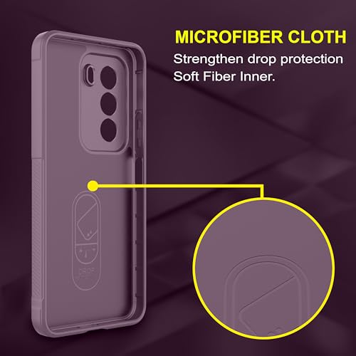 Image of Zapcase Back Case Cover for OnePlus Nord CE 6 Lite 5G | Compatible for OnePlus Nord CE 6 Lite 5G Back Cover | Liquid Silicon Magic Case with Camera Protection | Lavender