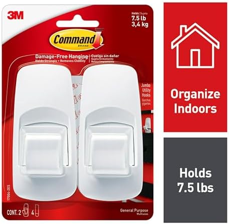 3M Command Jumbo Picture Hanging Strips 14-Pair