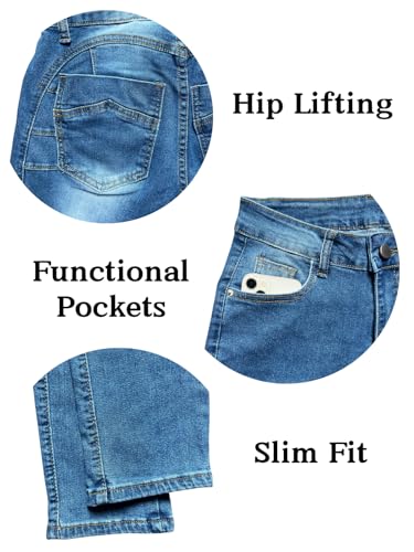 Colombian Jeans for Women Butt Lifting Button Side Curvy Skinny Jeans Slim Fit Stretchy High Waisted Denim Pants4