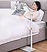 Produktbild Duukoa Tablet Floor Stand for Bed Tablet Holder Adjustable Phone Stand Holder for 4-12.9'' iPad, iPhone, Samsung Galaxy Tablet White