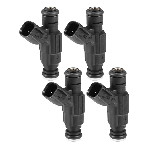 A ABSOPRO Inyector De Combustible - Para Mini One Cooper 2000-2008 Metal Negro - 4 Unidades