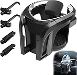 VAPORVERSE Portavasos Coche para Audi SQ6 e-Tron 2024, Plegable Car Cup Holder Abertura de Ventilación Soportes Plegables para Café Bebidas Portavasos Coche Ajustable