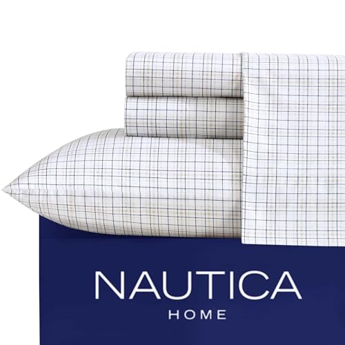 Parure de lit en percale de coton Nautica d'intérieur de luxe