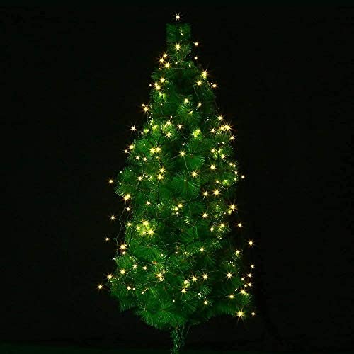 Echosari [2 Pack] Battery Operated Christmas Lights 16Ft Green Wire 50 Led Fairy String Light With Remote, Timer, 8 Modes, Dimmable For Indoor Outdoor Xmas Tree Wedding Party Decoration (Warm White) #TOP6
