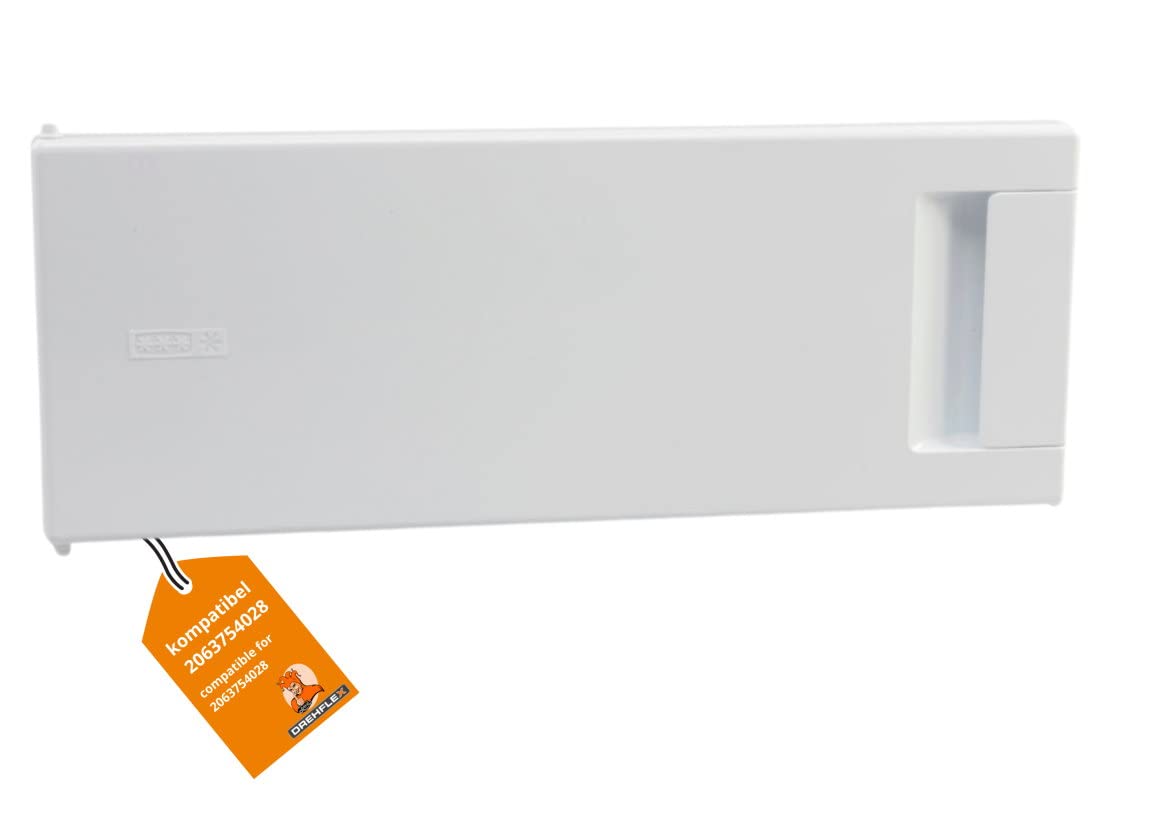 Gefrierfachtür 47,0 x 19,3 cm für AEG/Electrolux Teile-Nr. 206375402-8