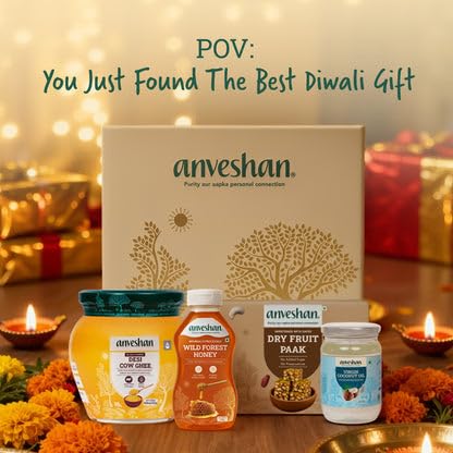 Image of Anveshan Diwali Gift hamper - Festive Gift Box | Hamper For Gifting (Gift Box Hamper)