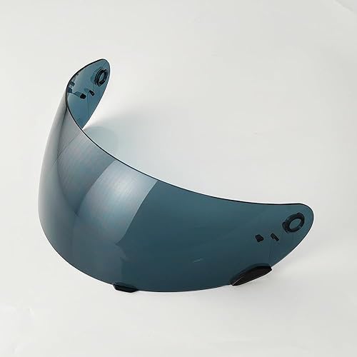 Miniatura 3 de RS-1 Escudo para Bell Qualifier DLX, Vórtice, Revólver, RS-1, RS-2, visera protegida contra rayos UV para casco de moto (negro claro, para día y