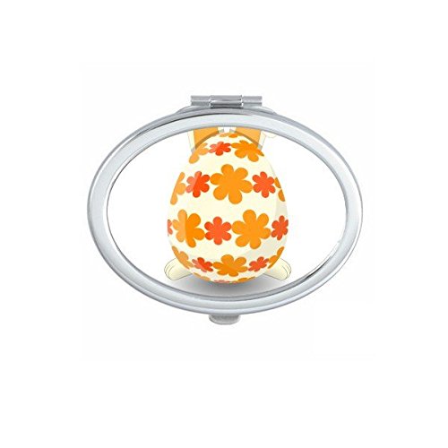 Miroir compact Joyeuses Pâques pour retouches maquillage lors des fêtes en famille