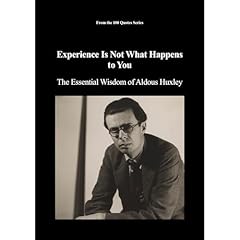 Experience Is Not What Happens to You Audiobook By Spencer 100 Quotes Series cover art