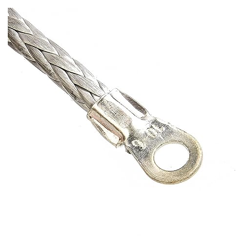 Cable de cabrestante sintético de 15m para ATV y UTV con funda protectora gris 3