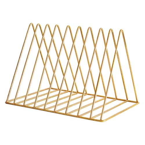 Structure Simple Métal Doré Kichvoe Présentoir Chic pour CD - 2
