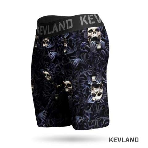 Cueca Boxer Long Leg Kevland Mano Negra Tamanho:G;Cor:Preto