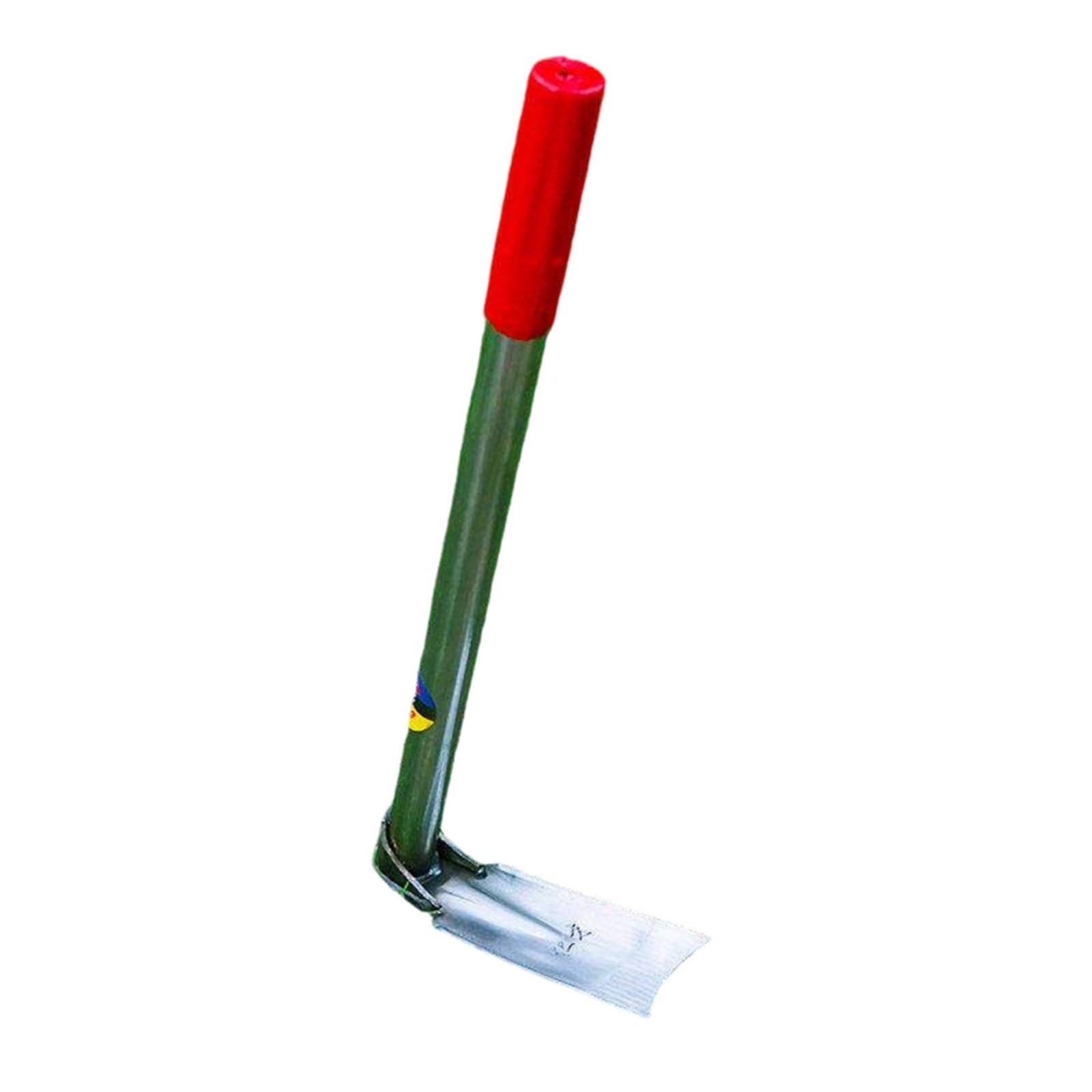Binette pour Enfants Houe Sarcloir Cultivateur Binette Acier au Manganèse Tranchante Joint Renforcé Poignée Ergonomique Désherbage et Binage Terrasse , INOX 6CM