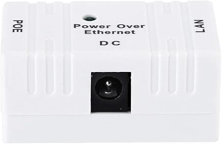 Mini POE Inyector/Splitter Conector Universal RJ45 AP Red Puente M?dulo de Fuente de Alimentaci?n Combinador de 2 Puertos (Negro, Blanco)(White) Mini POE Inyector/Splitter Conector Universal RJ45 AP Red Puente M?dulo de Fuente de Alimentaci?n Combinador de 2 Puertos (Negro, Blanco)(White)
