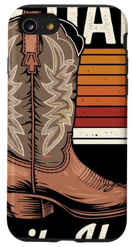 Frase Divertida Baile Country Western Design Carcasa para iPhone SE (2020) / 7/8
