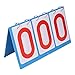 ETAINGYEUN 3 Digit Flip Scoreboard Portable Multi Functional Score Volleyball Basketball Table Tennis Blue