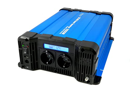 Solartronics Voltage Converter FS2000D 12V 2000/4000 Watt Pure Sinus Blue with Display