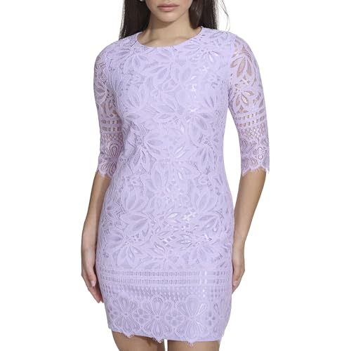 Image of Kensie Women's 1 /2 Sleeve Lace Mini Dress