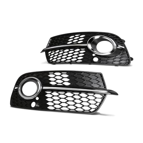 Couvercle de phare antibrouillard pour Audi Q5 S-Line remplacer grille cassée 2013-2017 nid d'abeille
