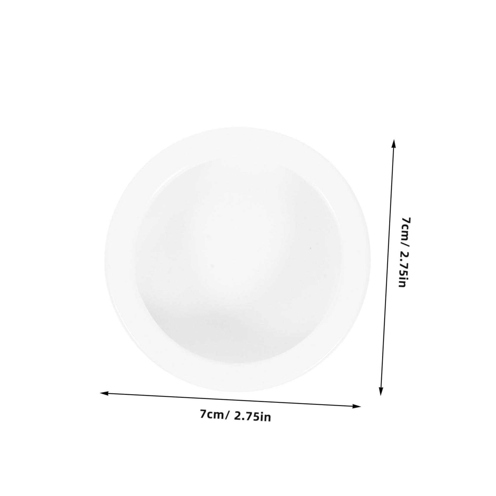 BESTonZON 2Pcs Medium Round Reptile Feeder Bowls Escape Food and Water Dish for Lizards Easy to Clean Stable Base for Safe Use for Reptile Habitats