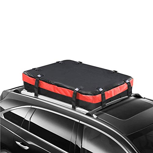 Portaequipaje Techo Coche Impermeable Cofre De Techo,Durable Universal Equipaje De Techo Suave, para Todos Los Autos con Estante