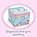 Jewelkeeper Mermaid Musical Jewelry Box - Underwater Design with Pullout Drawer - Mermaid Birthday Present, Girl Vanity Gift - Plays Over The Waves Tune - 4.25 x 4.75 x 3.5 inches