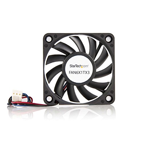 Image of StarTech.com 60x10mm Replacement Ball Bearing Computer Case Fan w / TX3 Connector - 3 pin case Fan - TX3 Fan - 60mm Fan (FAN6X1TX3), Black