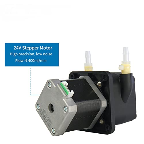 Image of Kamoer KPHM400-ST Stepper Motor Peristaltic Pump 24V Variable 0~400ml /min | High Flow Speed Lab Liquid Dosing Pump BPT Tubing 4.8mmx8.0mm(IDxOD)